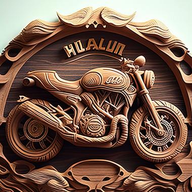 3D модель Ducati Scrambler Cafe Racer (STL)